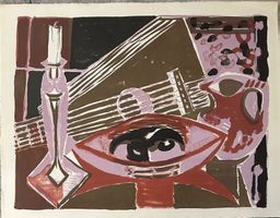Fritz KRONENBERG (1901-1960) Lithographie handsigniert