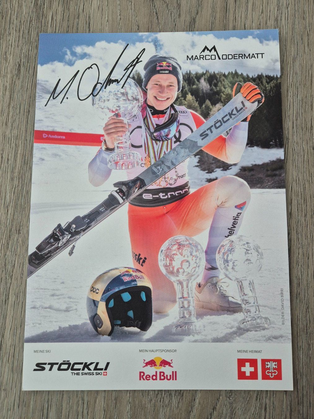 Autografi: Autogrammkarte Marco Odermatt – Nuovo (secondo la descrizione) da Eglisau venduto da nicij79