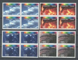 1997,  Sonderpostmarken Energie 2000, Viererblöcke **