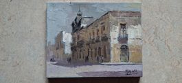 Originales Ölgemälde von Miguel De Vita, 19 x 24 cm