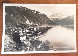 Ansichtkarte Territet et Dents du midi 1929