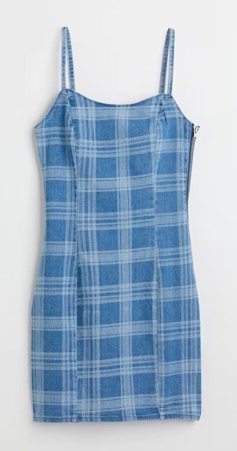 H&M Vestiti: Robe à carreaux bleus, equivalent S – Usato da Neuchâtel venduto da pie_8t6p