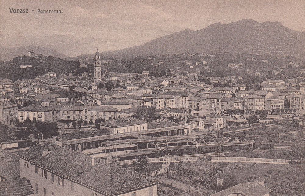 AK Varese Panorama con stazione. Inizio 1900 Kaufen auf Ricardo