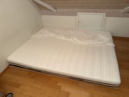 Doppelbett 160×200 mit Matratze & 2 Lattenrosten