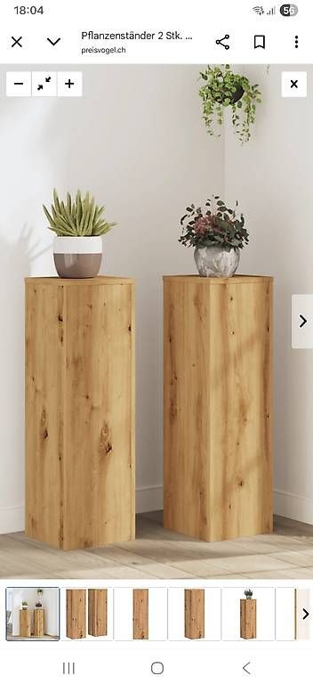 Articoli in legno: 6 x Holzsäulen Eiche – Usato da Roggliswil venduto da trek01