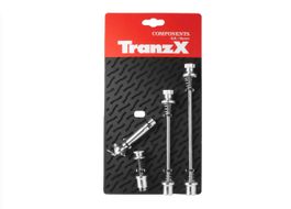 Achssicherungs-Set Tranz-X Schnellspanner Silber NEU xx