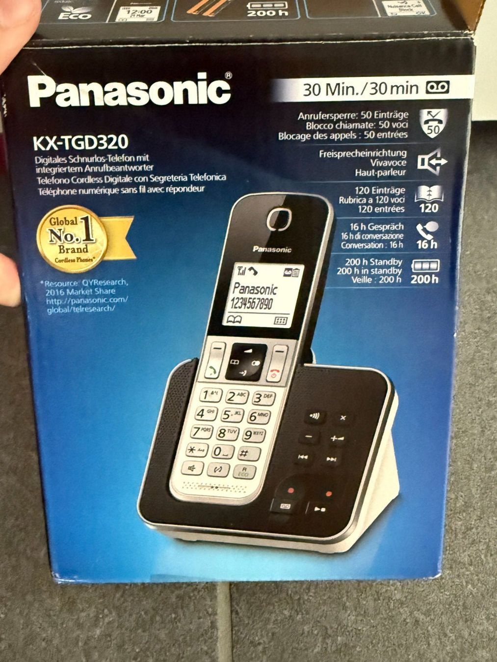 Panasonic Telefoni: Festnetz Telefon Panasonic KX-TGD320 – Usato da Männedorf venduto da mel_st6z 1