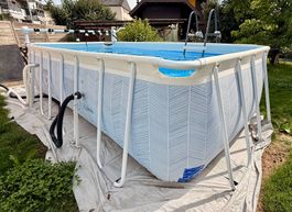 Intex Frame Pool 400 × 180 × 100 cm mit Sandfilteranlage