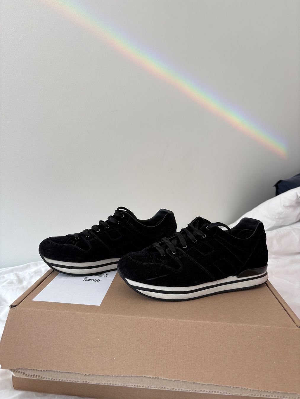 Hogan Scarpe da donna: Hogan baskets noir velvet 41 – Usato da Vésenaz venduto da ilomd