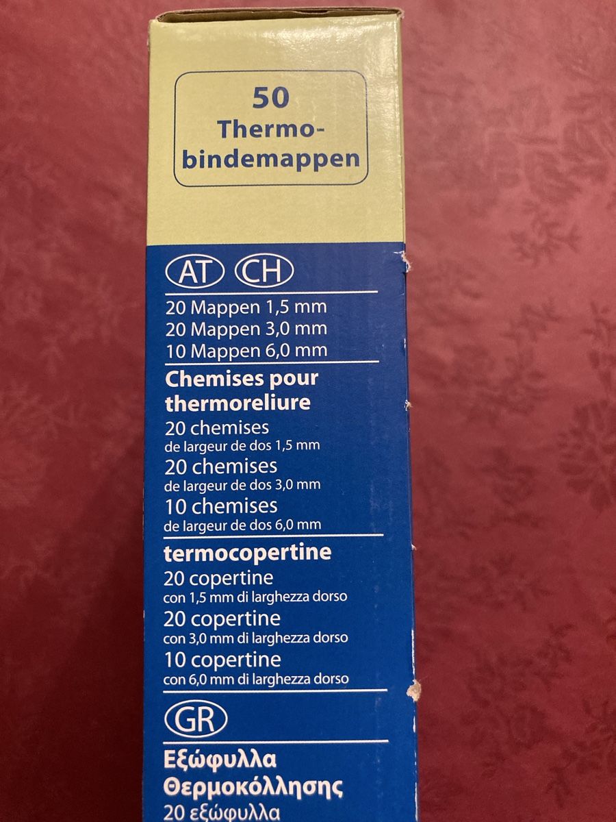Macchine rilegatrici: Thermobindegerät A4 mit Starterkit, 50 Thermobindemappen – Nuovo e nell'imballaggio originale da Uetliburg venduto da Cliorsv6 4
