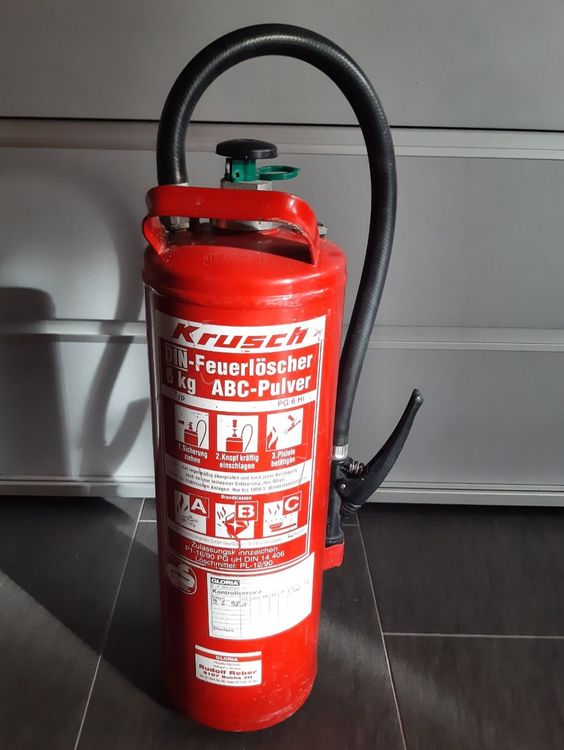 Feuerlöscher ABC Pulverlöscher 6 kg