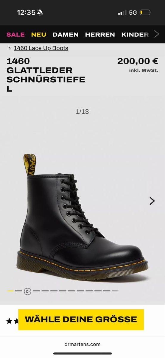 Dr. Martens Scarpe da uomo: Dr. Martens Stiefel Ungetragen Gr. 45 – Nuovo (secondo la descrizione) da Maennedorf venduto da Petraam 7