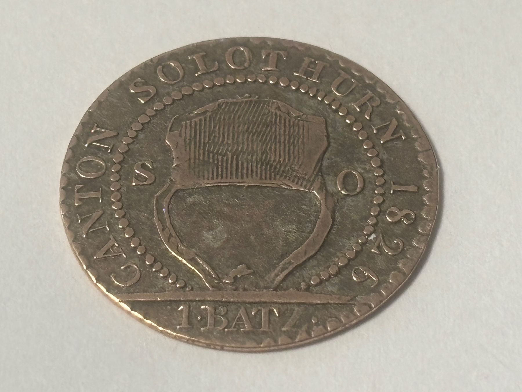 Tutti le monete: Kantonsmünze Solothurn 1 Batzen 1826 – Usato da Fulenbach venduto da Foxi1266 5