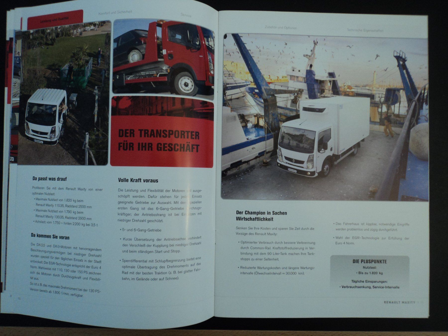 Renault Dokumente: Prospekt Renault Trucks Maxity 2007 – Gebraucht aus Schwarzenburg von modelCARama 3