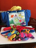 Jeu de pèche en tissu neuf
