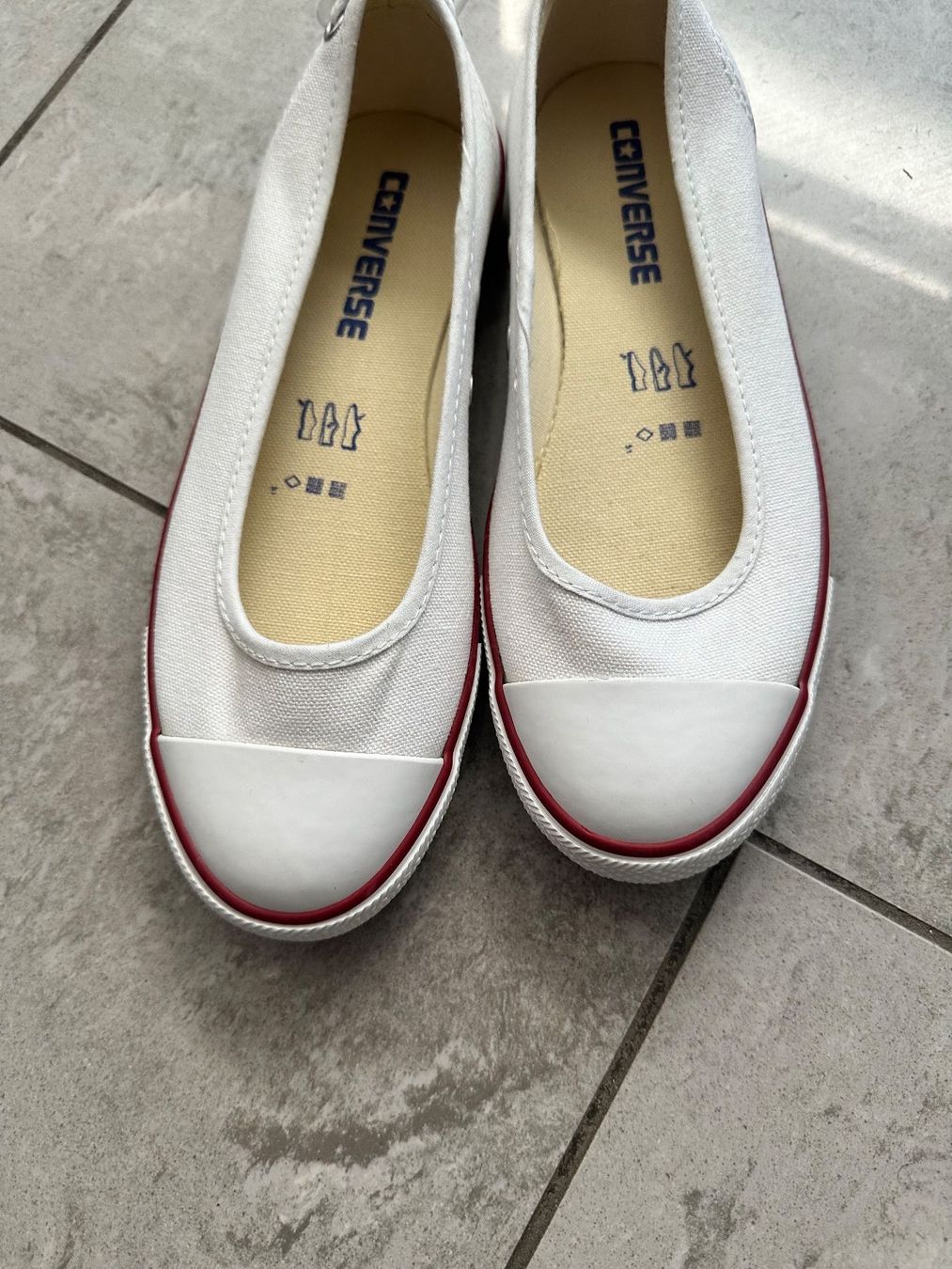 Converse Scarpe da donna: Converse Ballerina weiss Gr. 36 NEU – Nuovo e nell'imballaggio originale da Bolligen venduto da chaetzli1133 5