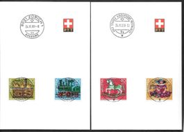FDC Pro Juventute Serie 1983 Orts ET Vollstempel 24.11.1983
