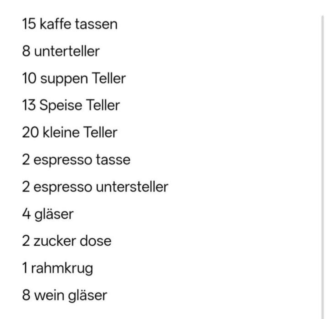 Geschirrsets: geschirr set – Neu (gemäss Beschreibung) aus Zürich von mit_qqb7 2
