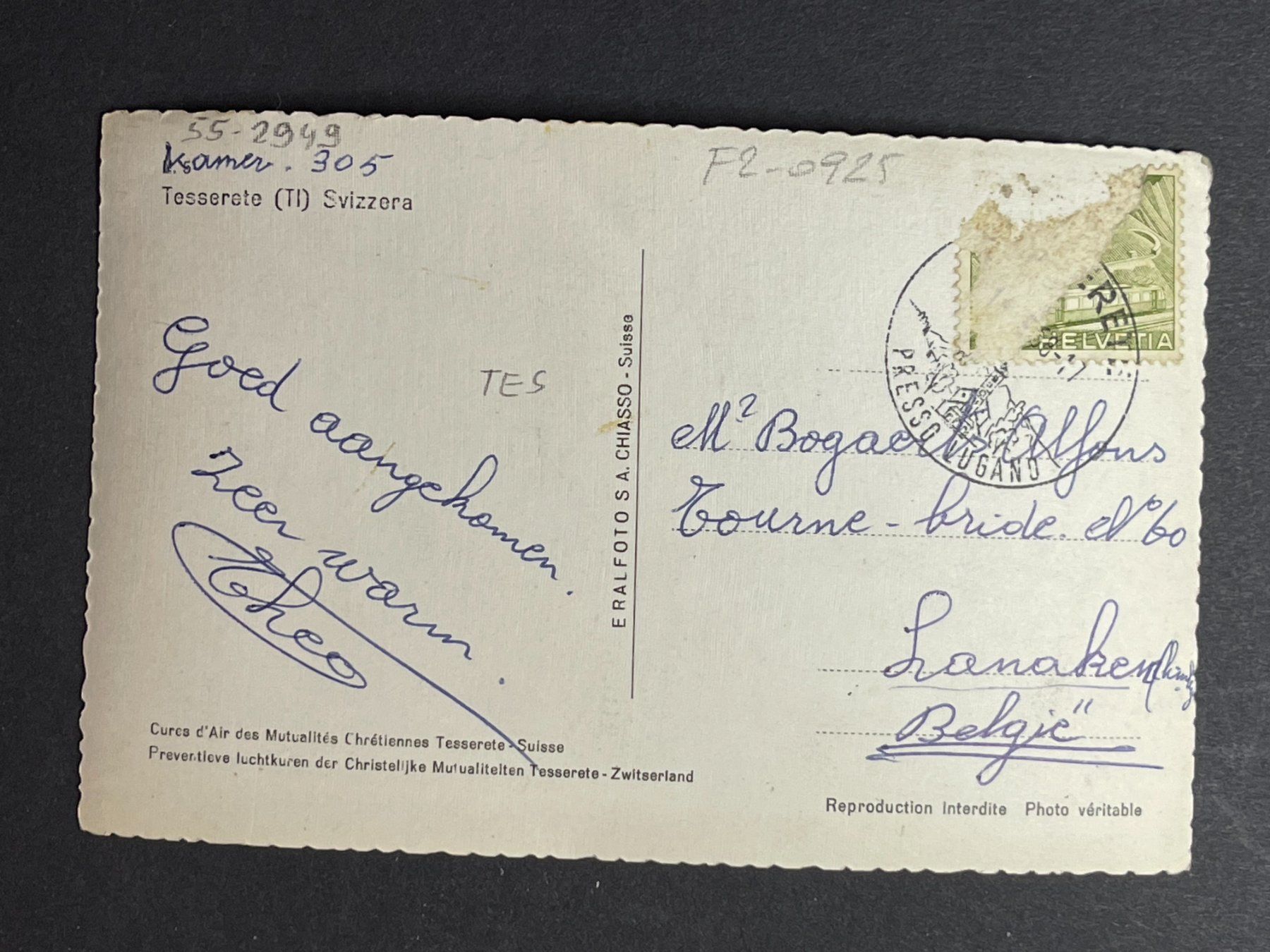 Cartes postales: Tesserete – D'occasion à Steg VS par _vinci_ 1