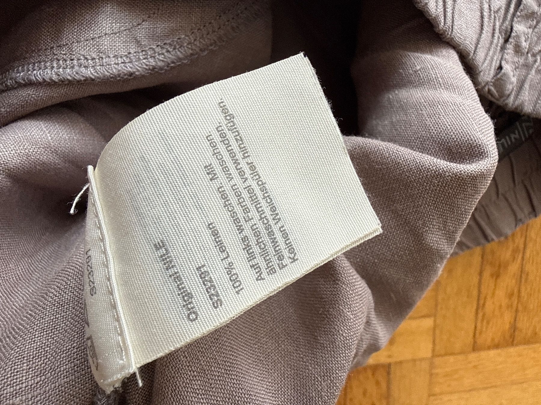 Nile Pantaloni: Leinenhose Nile beige Gr. M – Usato da Winterthur venduto da britsi 2