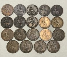 Großbritannien - Lot One Penny Münzen