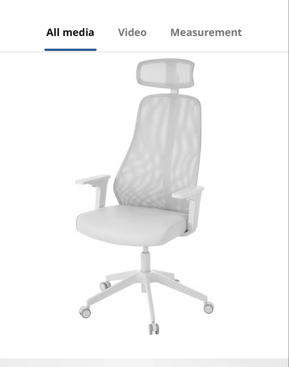 Ikea Sedie: ikea MATCHSPEL gaming chair - white – Usato da bözberg venduto da amy_7wz8