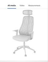 ikea MATCHSPEL gaming chair - white