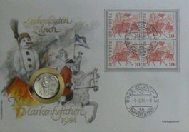 Numisbrief Sechseläuten Zürich Feinsilbermünze 999.9