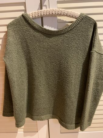 New Look Pullover grün Gr. S Damen Oversize Blogger