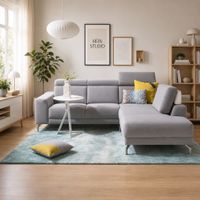 XOOON hochwertige Ecksofa Sofa hellgrau Top Zustand