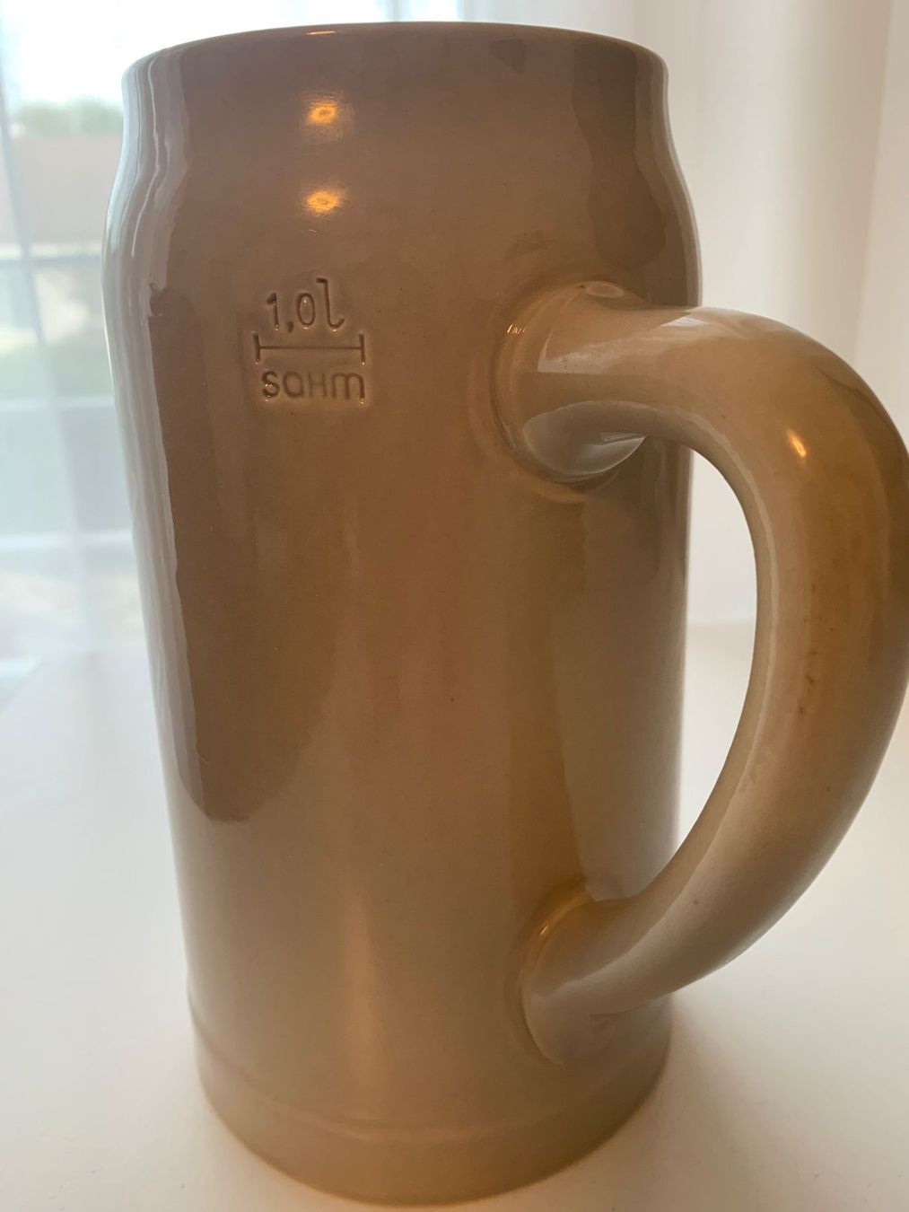 Caraffe: Stiegl Steinkrug grau 1 Liter – Usato da Biel-Benken BL venduto da pad_dx9p 1