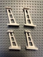 Lego 4x Stütze/ Träger (4476) 2x4x5 weiss