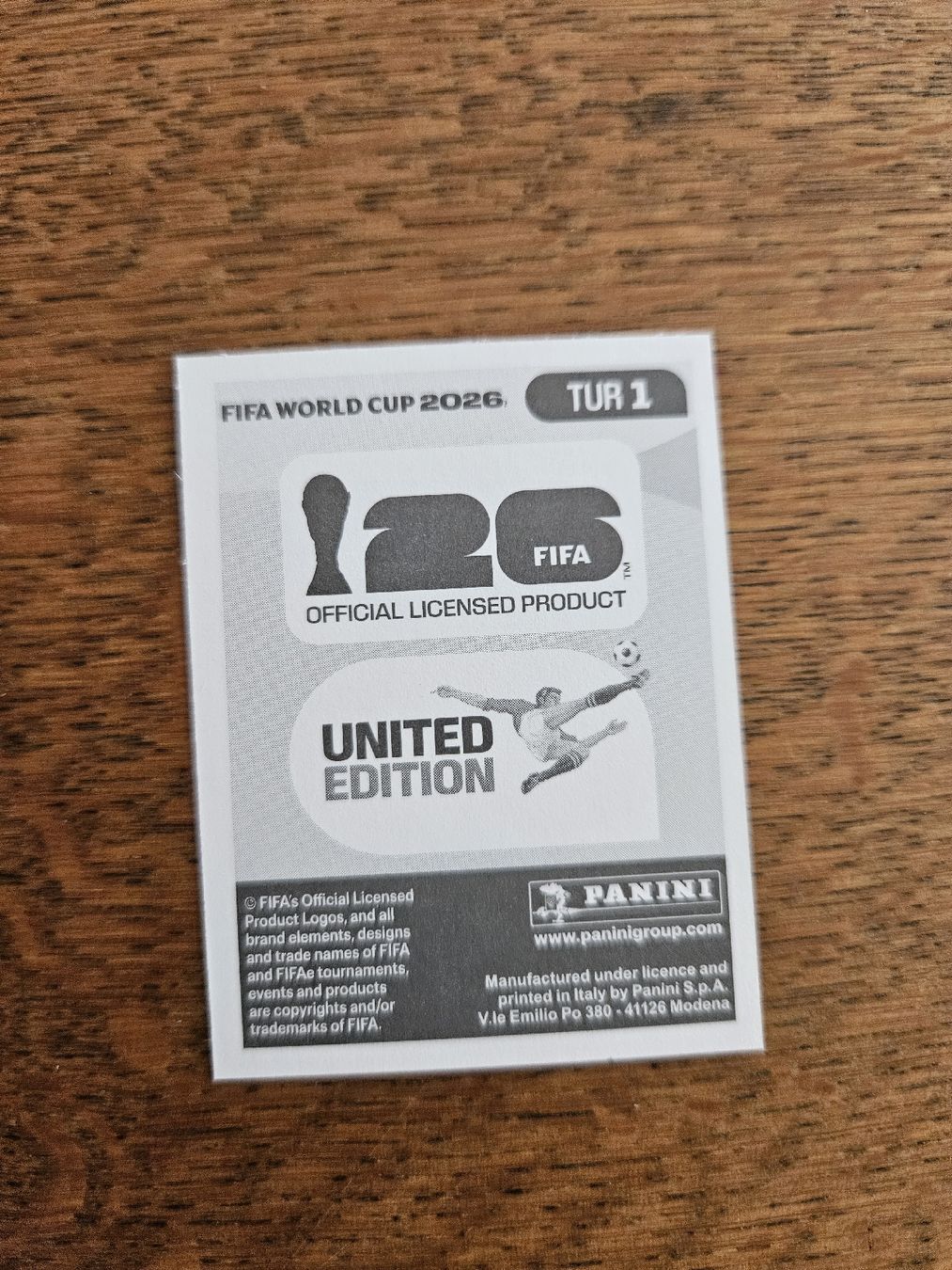 Panini Carte collezionabili: Panini Sticker WM 2026 - TUR 1 – Nuovo (secondo la descrizione) da Reinach BL venduto da BaselStar 1