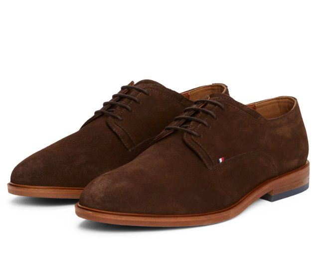 Herrenschuhe: Tommy Hilfiger Derby Shoes Brown – Gebraucht aus Basel von OmarF.H.