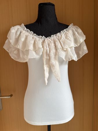 Bohoshirt mit Carmenkragen