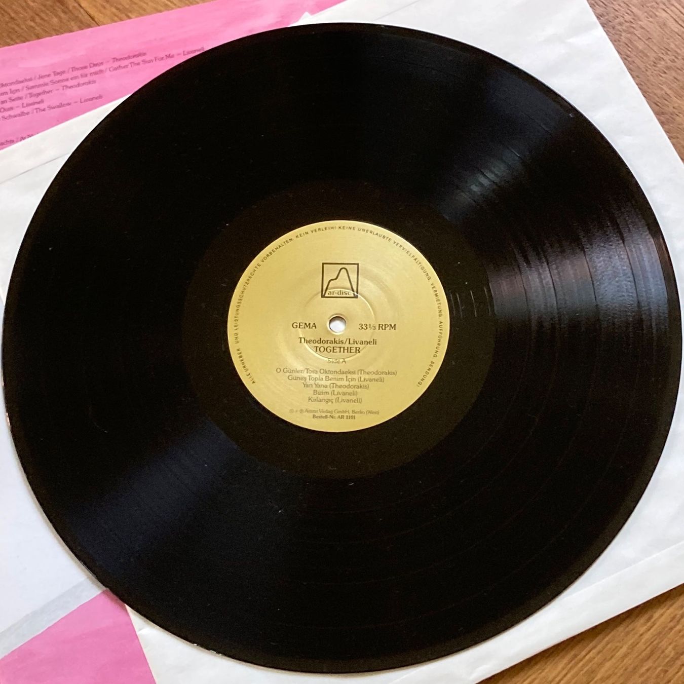 Dischi in vinile: Zülfü Livaneli, Mikis Theodorakis - Together, LP – Usato da Bern venduto da Ntsamina 2
