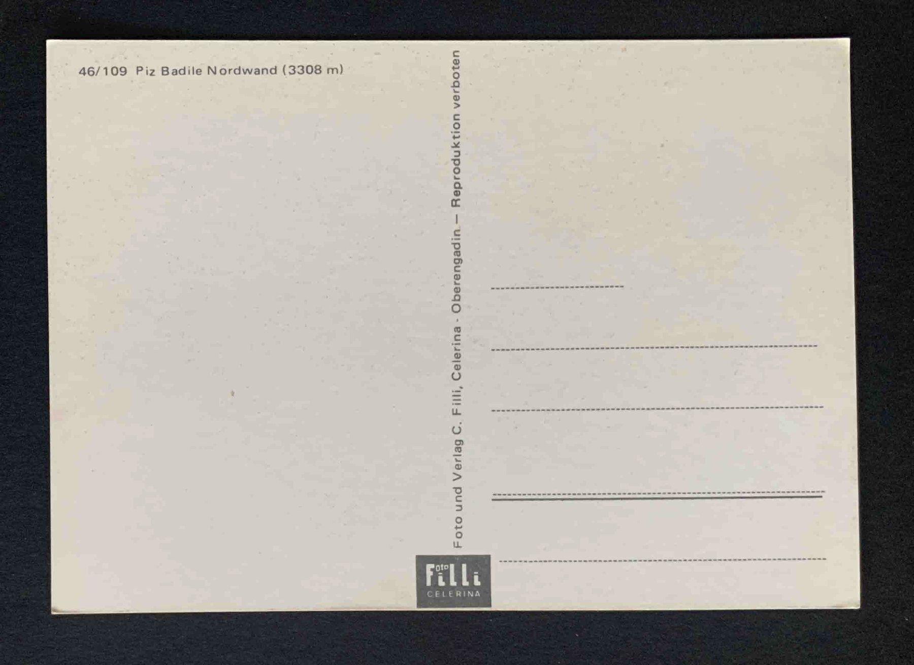 Cartoline postali: AK Piz Badile Nordwand – Usato da Goldau venduto da artelier1 1