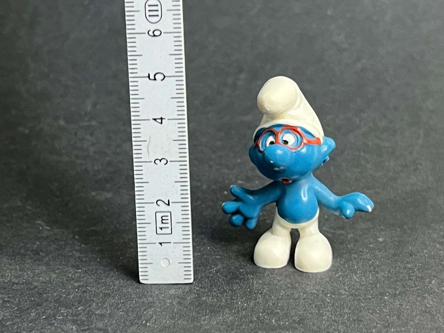 Schleich Statuette: Schlumpf Brillenschlumpf peyo Brille – Usato da Ennetbaden venduto da mapa05 4
