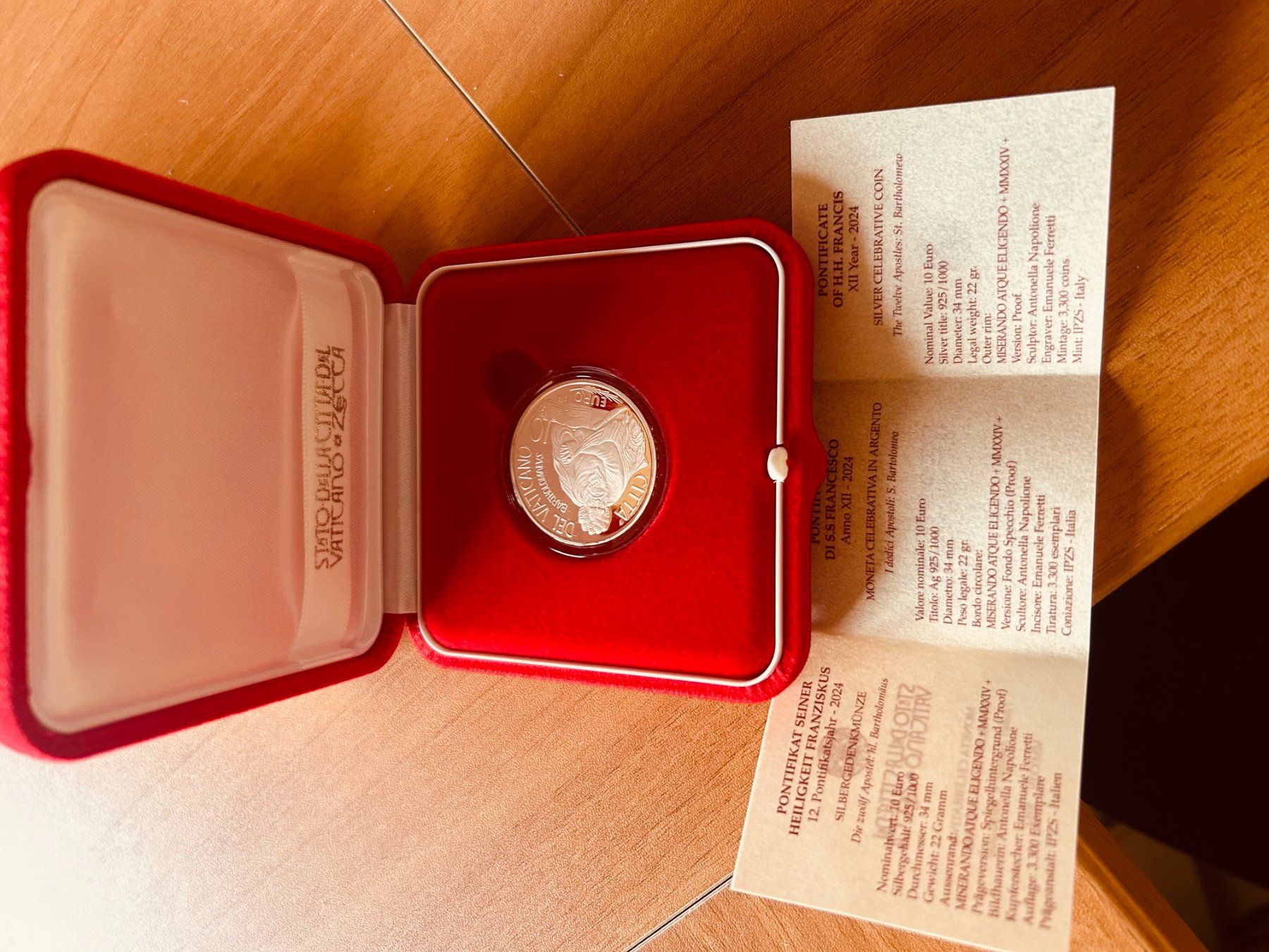 Tutti le monete: Monnaie Vatican 2024 – Nuovo e nell'imballaggio originale da Tramelan venduto da Ptutu1 3