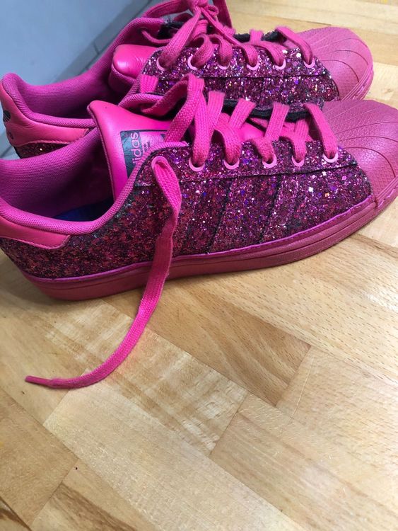 Adidas pink cheap glitzer schuhe