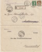 Gerichtsurkunde von BIRMENSTORF 16III10 nach Mellingen