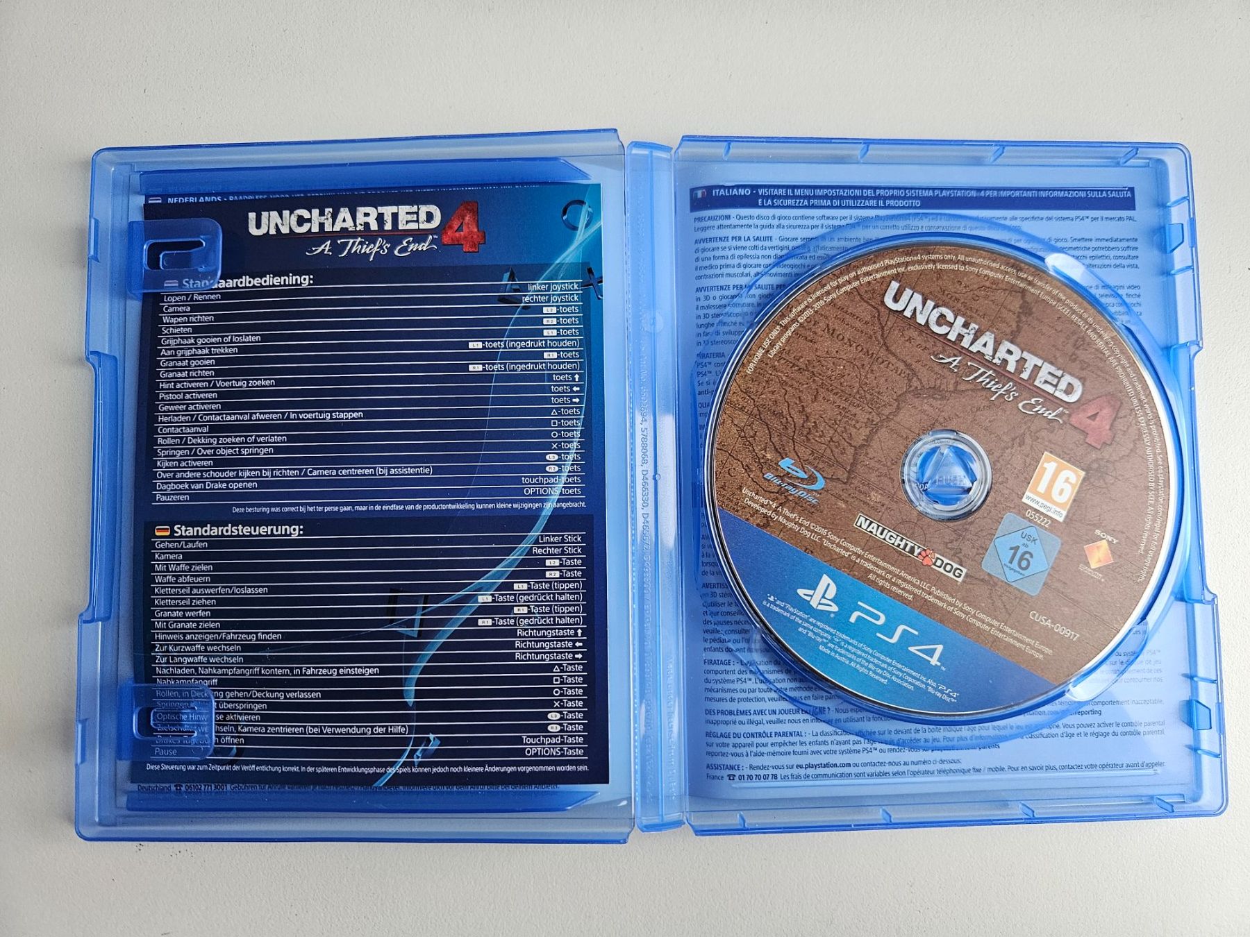 Giochi: Uncharted 4: A Thief's End - PS4 - Top Zustand – Usato da Zürich venduto da pat_2frc 2