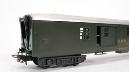 e60 HAG SBB Gepäckwagen grün