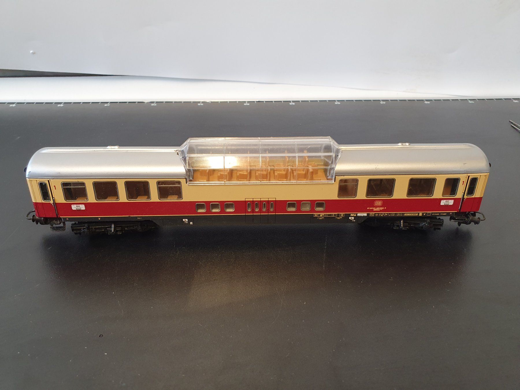 Märklin Modellini di ferrovie: MÄRKLIN: DB TEE AUSSICHTSWAGEN BLECHMODELL – Usato da Biglen venduto da taunus82 1