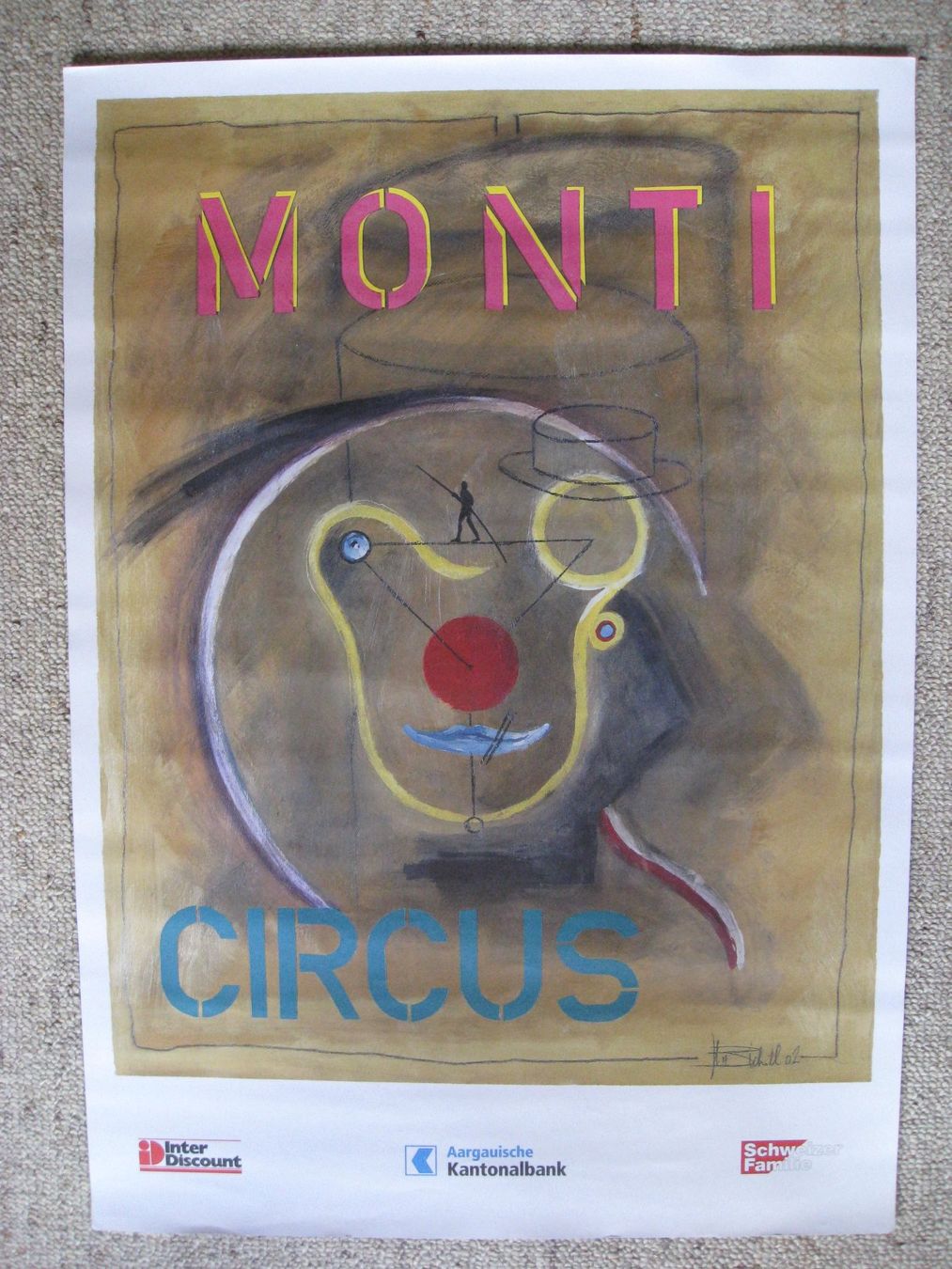 Foto & Immagini: Kleinplakat Circus Monti 2003 – Usato da deitingen venduto da popcorn02