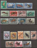 Yougoslavie lot faune 1952-1965
