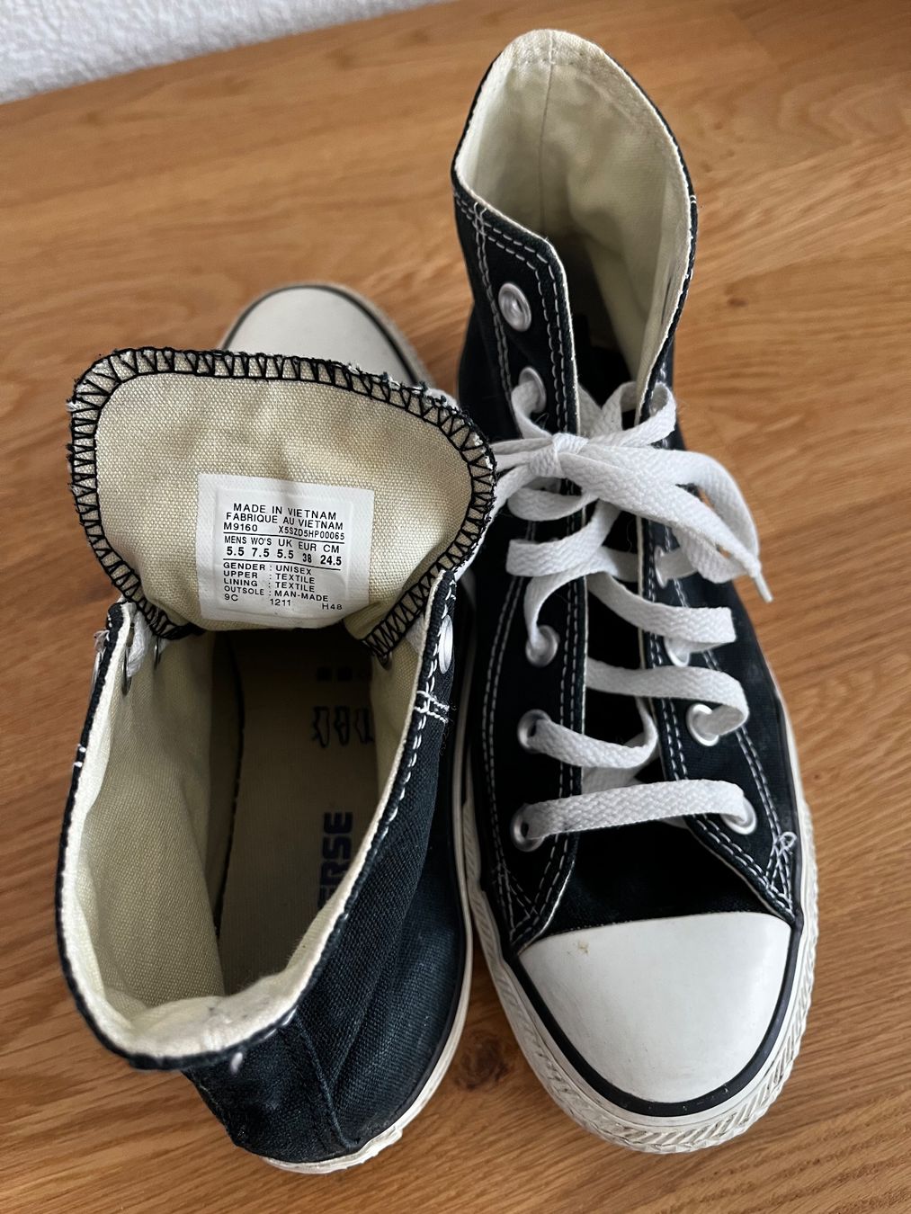 Converse Herrenschuhe: Converse All Star Schwarz Gr. 38 – Gebraucht aus Abtwil AG von AbtWilAG 2