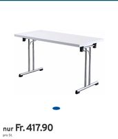 neuer Klapptisch silber