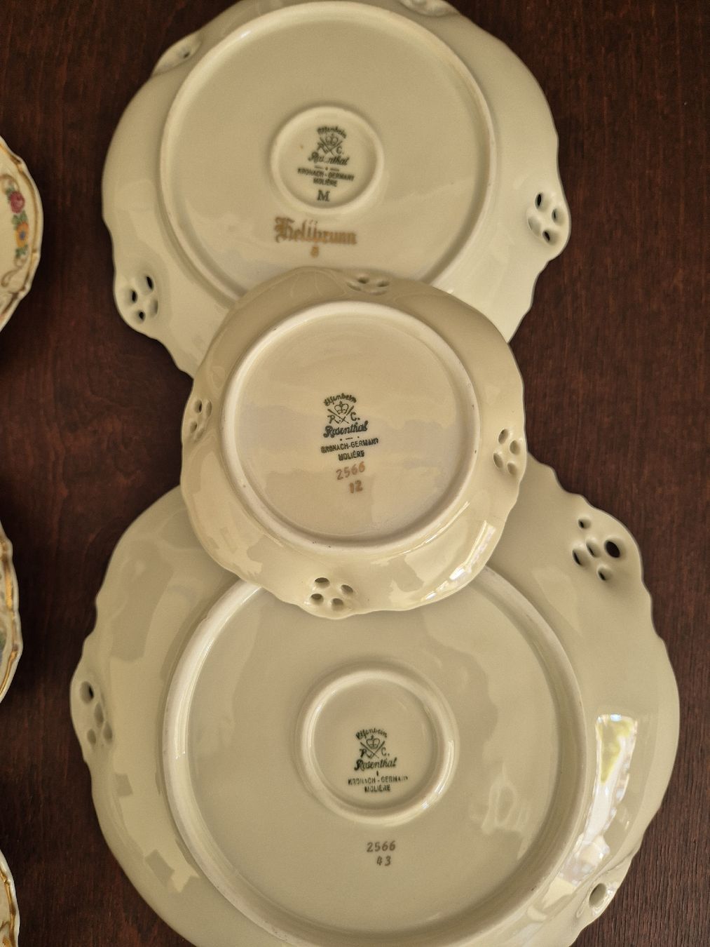 Rosenthal Set di piatti: Rosenthal Teller Set komplett, Dekor mit Blumenmuster – Nuovo (secondo la descrizione) da Eschlikon TG venduto da zuzanka80 8