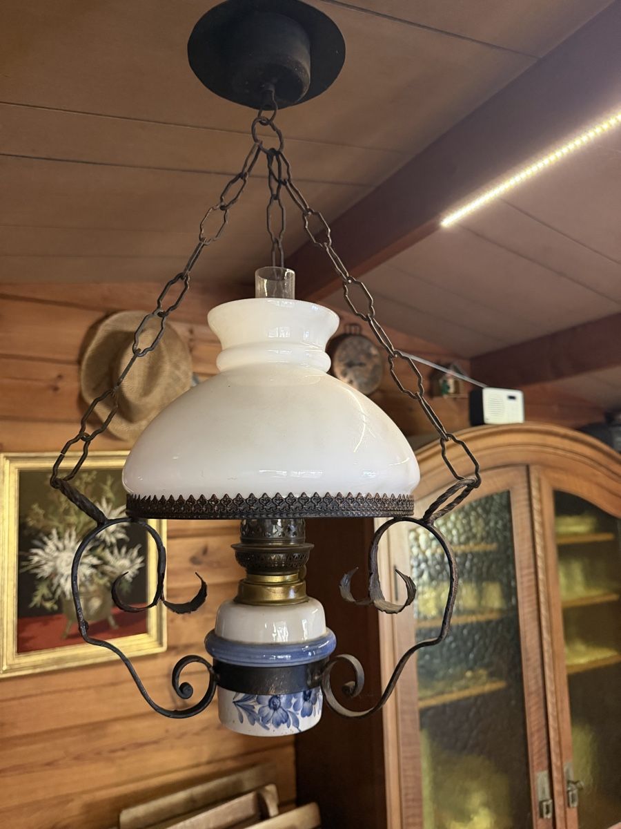 Lampade: Antike Lampe Petrollampe Öllampe – Usato da Itingen venduto da Granini_93 2